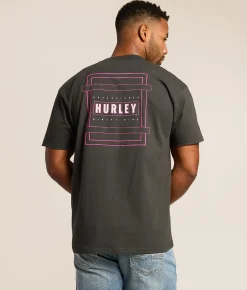 Tops|Graphic T-Shirts | Hurley Press T-Shirt Vintage Black