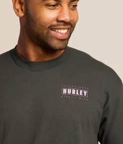 Tops|Graphic T-Shirts | Hurley Press T-Shirt Vintage Black