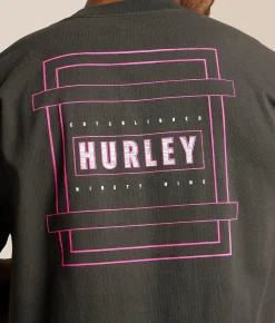 Tops|Graphic T-Shirts | Hurley Press T-Shirt Vintage Black
