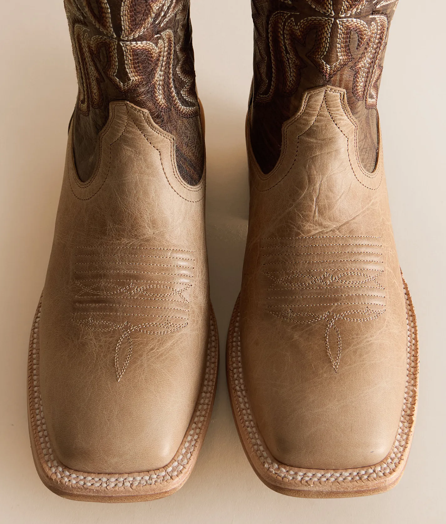 Shoes | Ariat Preston Leather Cowboy Boot Matte Bone Chinook Plume
