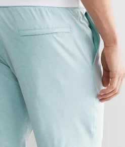 BKE Prima Justin Performance Knit Short Aqua Heather Best