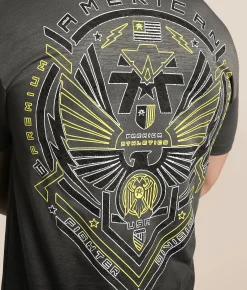 American Fighter Primera T-Shirt Black Oyster Pewter Hot