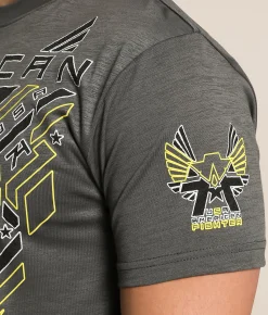 American Fighter Primera T-Shirt Black Oyster Pewter Hot