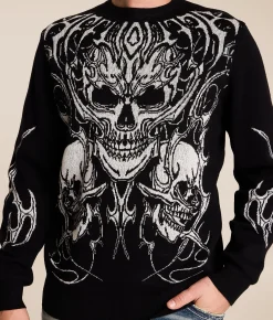 Tops | Affliction Primitive Theory Sweater Black