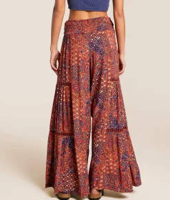 Bottoms | Angie Printed Beach Pant Red Multi