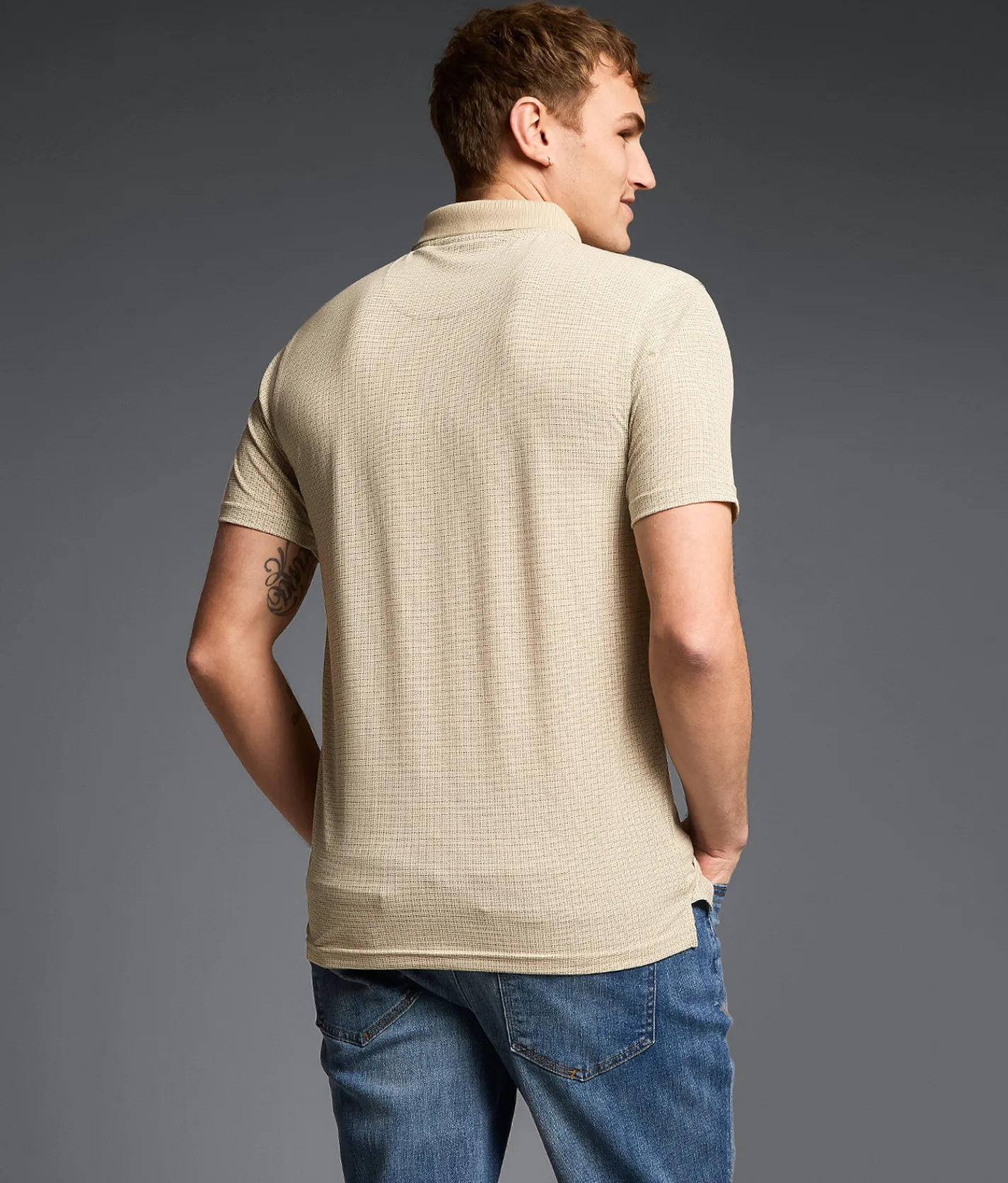 Outpost Makers Printed Polo Birch New