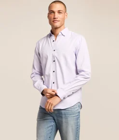 Eight X Printed Shirt Lilac Outlet