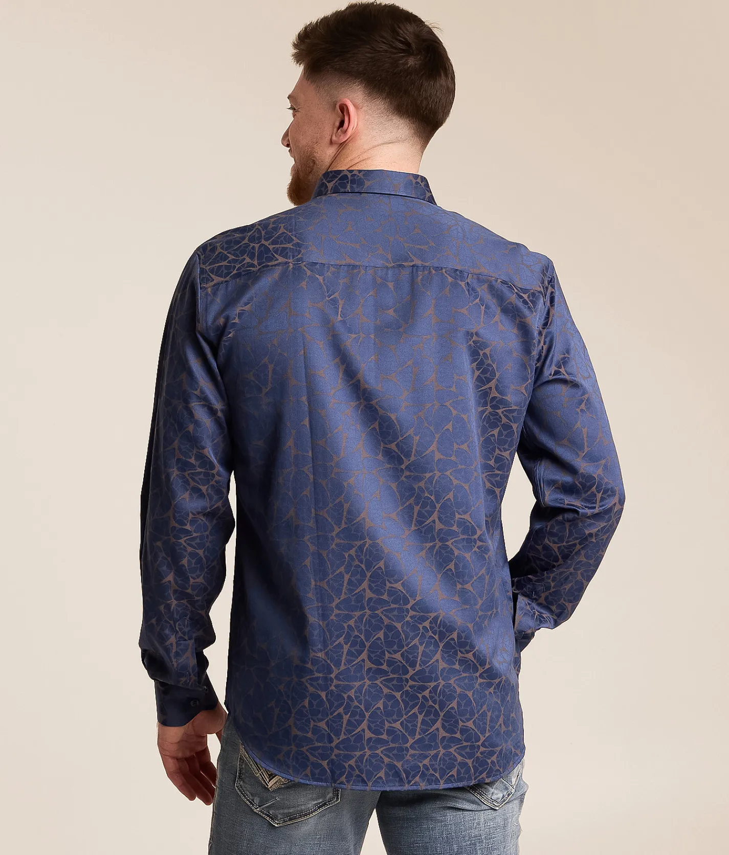 Tops | Eight X Printed Shirt Navy