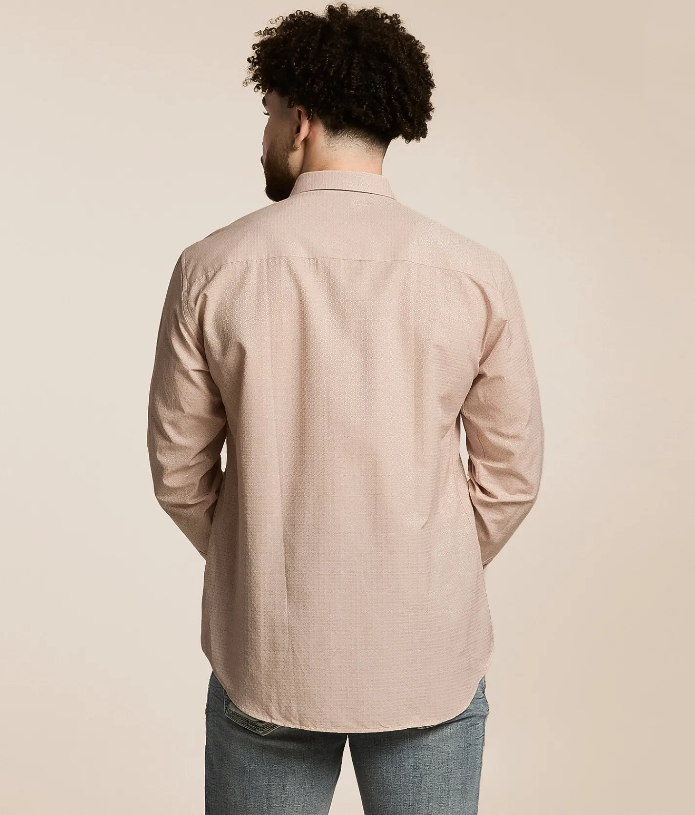 Eight X Printed Shirt Beige Hot
