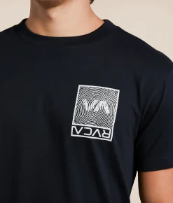 Tops|Graphic T-Shirts | RVCA Print T-Shirt Black