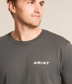 Tops|Graphic T-Shirts | Ariat Pristine Shield T-Shirt Dark Shadow