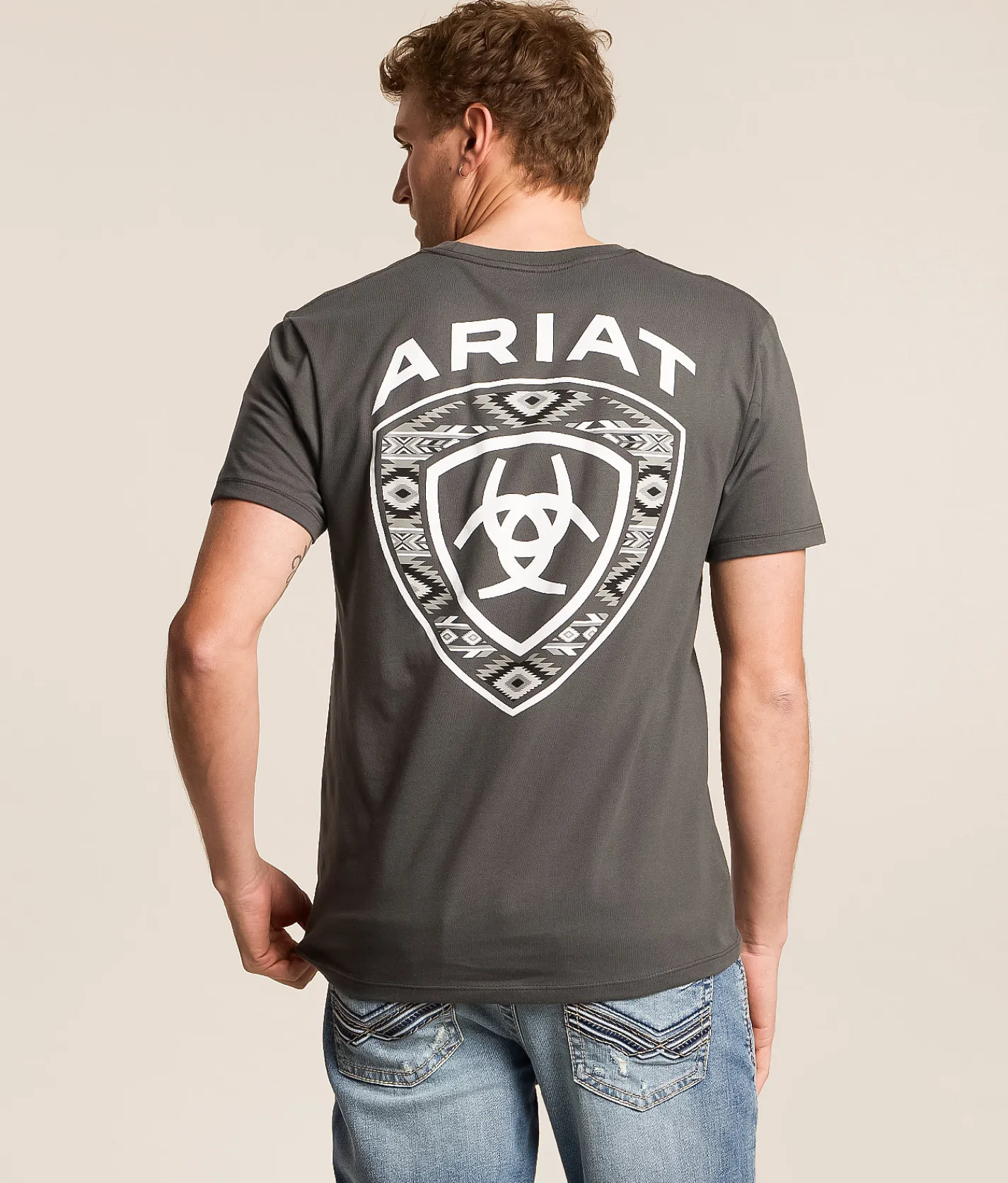 Tops|Graphic T-Shirts | Ariat Pristine Shield T-Shirt Dark Shadow