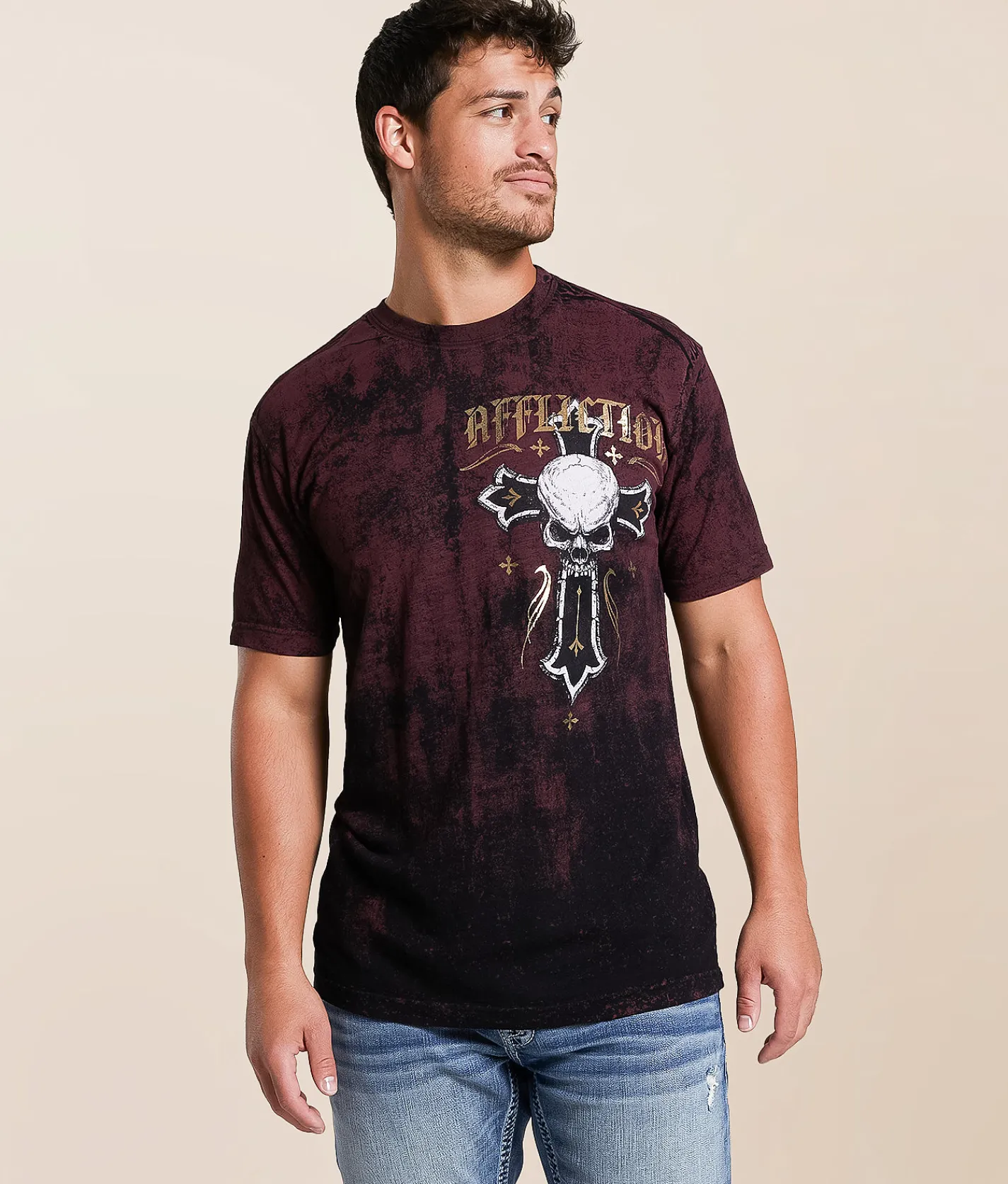 Affliction Prophet T-Shirt Black Sale
