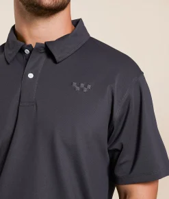 Tops | Devereux Golf Pro Shop Essential Performance Polo Coal