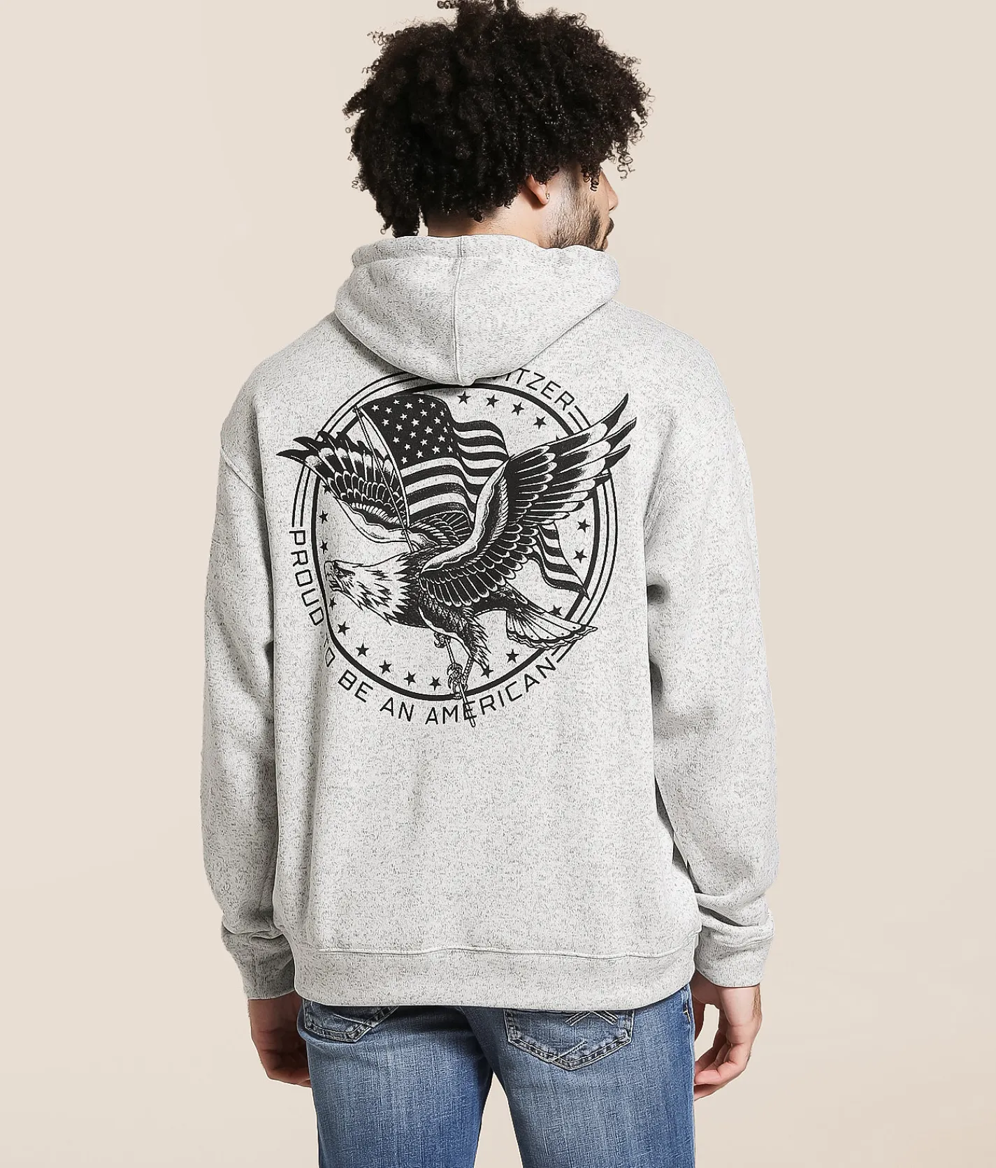 Howitzer Proud Hooded Sweatshirt Antique White Clearance
