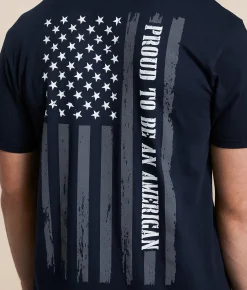Graphic T-Shirts | Howitzer Proud T-Shirt Navy