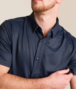 Tops | 7Diamonds Puente Performance Stretch Shirt Navy