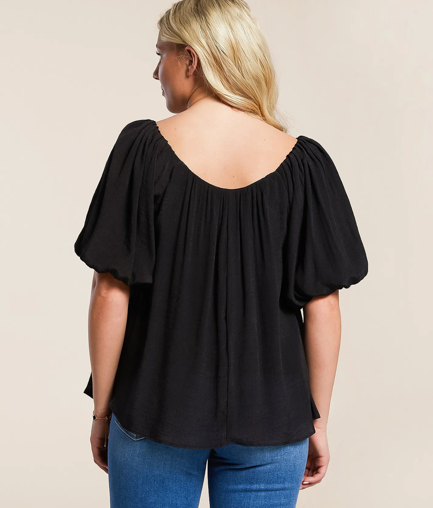 Tops | Hyfve Puff Sleeve A-Line Top L.CORAL