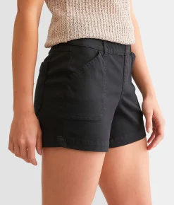 Bottoms|Shorts | Buckle Black Pull-On Chino Stretch Short India Ink