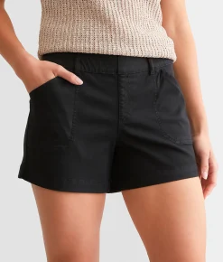 Bottoms|Shorts | Buckle Black Pull-On Chino Stretch Short India Ink