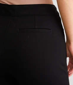 Buckle Black Pull On Flare Stretch Pant Black Online