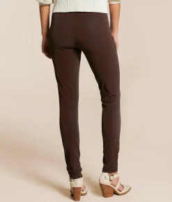 Buckle Black Pull-On Legging Java New