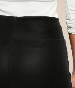 Buckle Black Pull-On Legging Black Hot