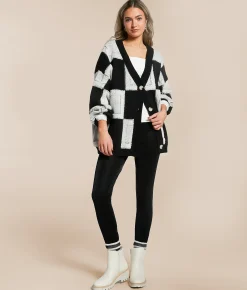 Buckle Black Pull-On Legging Black Hot
