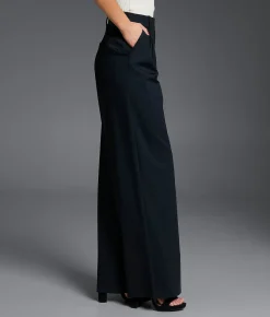 Buckle Black Pull-On Trouser Pant Black Online