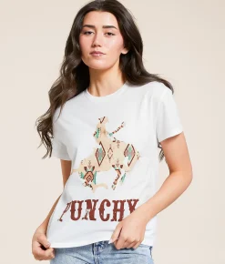 Tops | Hooey Punchy T-Shirt Cream
