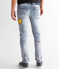 Cult of Individuality Punk Super Skinny Jean Acid Clearance