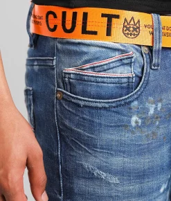 Cult of Individuality Punk Super Skinny Jean Dune Online