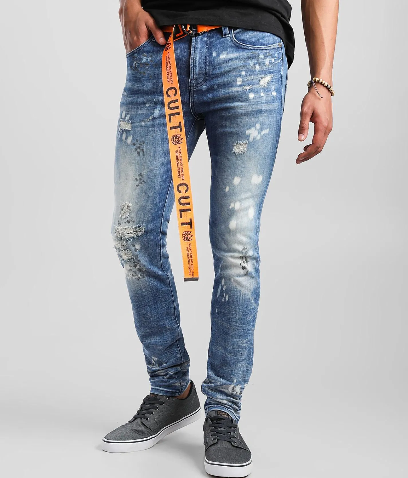 Cult of Individuality Punk Super Skinny Jean Dune Online