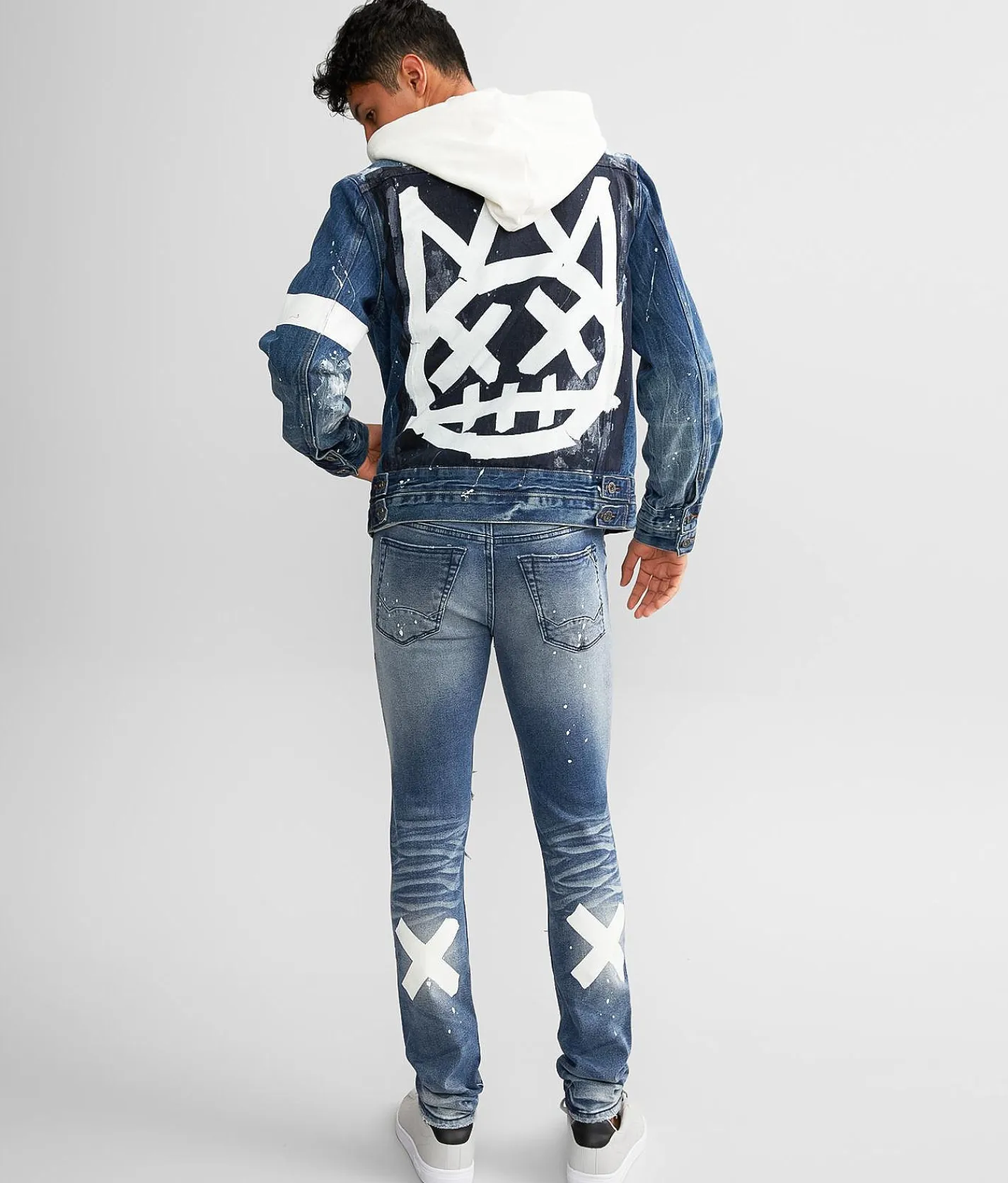Sale Jeans|Bottoms | Cult of Individuality Punk Super Skinny Jean Tape