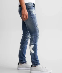 Sale Jeans|Bottoms | Cult of Individuality Punk Super Skinny Jean Tape