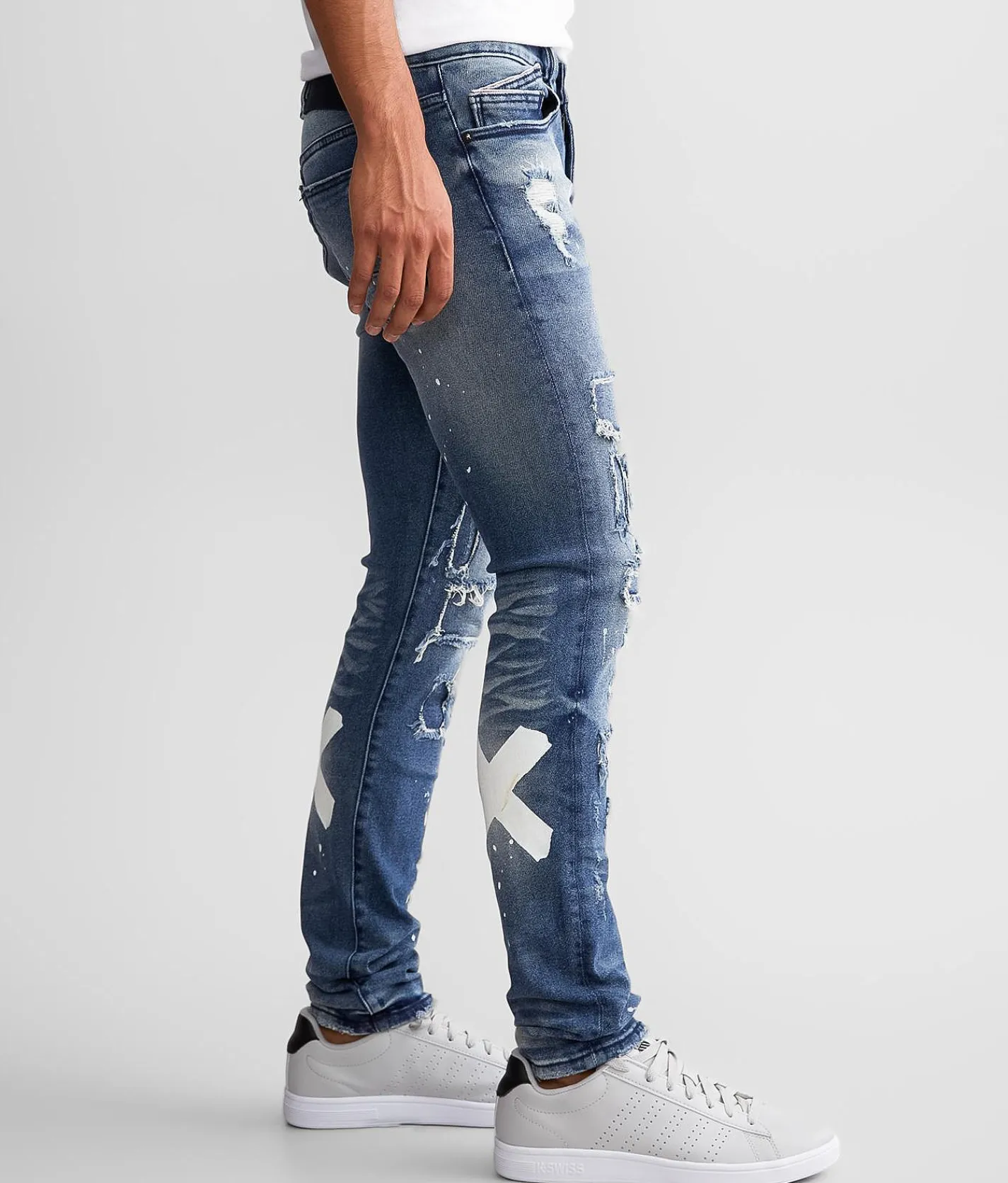 Sale Jeans|Bottoms | Cult of Individuality Punk Super Skinny Jean Tape