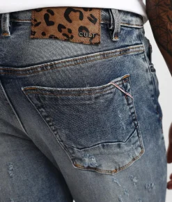 Cult of Individuality Punk Super Skinny Jean Studd Crystal
