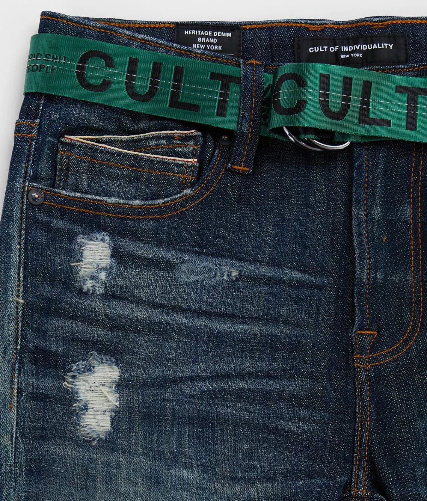 Sale Jeans|Bottoms | Cult of Individuality Punk Super Skinny Stretch Forest