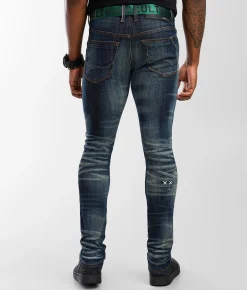 Sale Jeans|Bottoms | Cult of Individuality Punk Super Skinny Stretch Forest