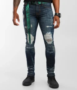 Sale Jeans|Bottoms | Cult of Individuality Punk Super Skinny Stretch Forest
