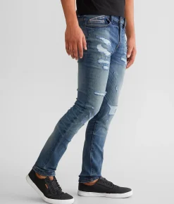 Cult of Individuality Punk Super Skinny Stretch Jean Castor