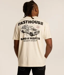 Tops|Graphic T-Shirts | Fasthouse Pursuit T-Shirt Natural