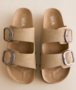 Mia Qianna Flatform al Sand Discount