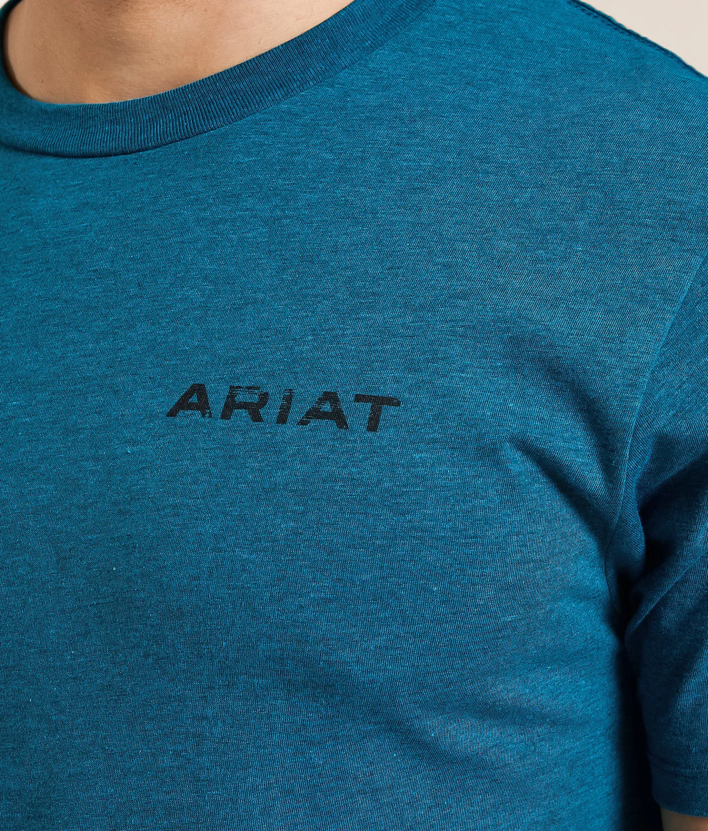 Ariat Quality & Tradition T-Shirt Cyan Black Heather Online