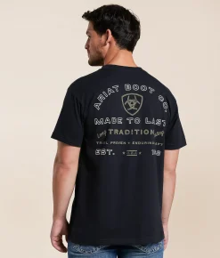 Tops|Graphic T-Shirts | Ariat Quality Tradition T-Shirt Black