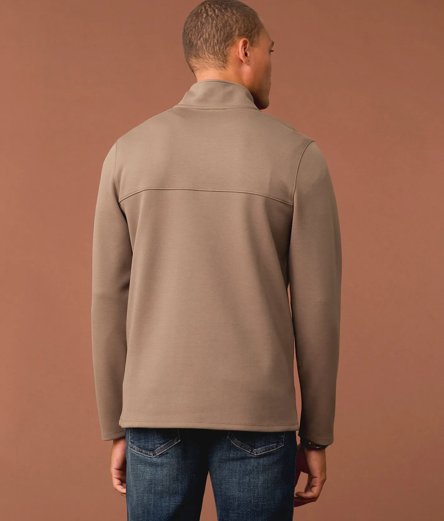 Outpost Makers Quarter Snap Pullover Walnut Sale