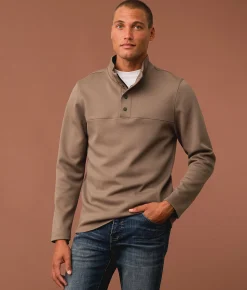 Outpost Makers Quarter Snap Pullover Walnut Sale