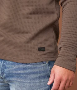 Outpost Makers Quarter Snap Pullover Walnut Outlet