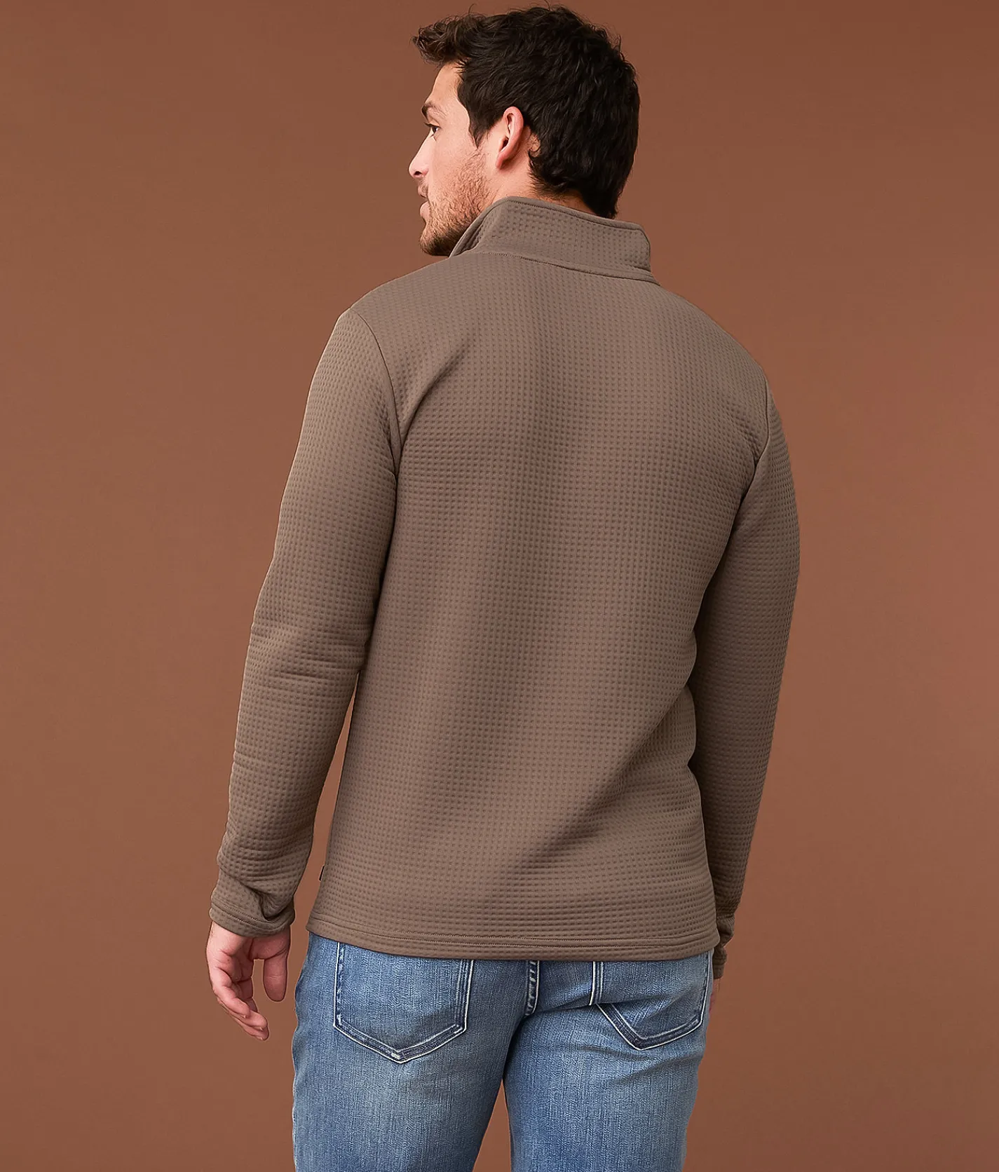 Outpost Makers Quarter Snap Pullover Walnut Outlet