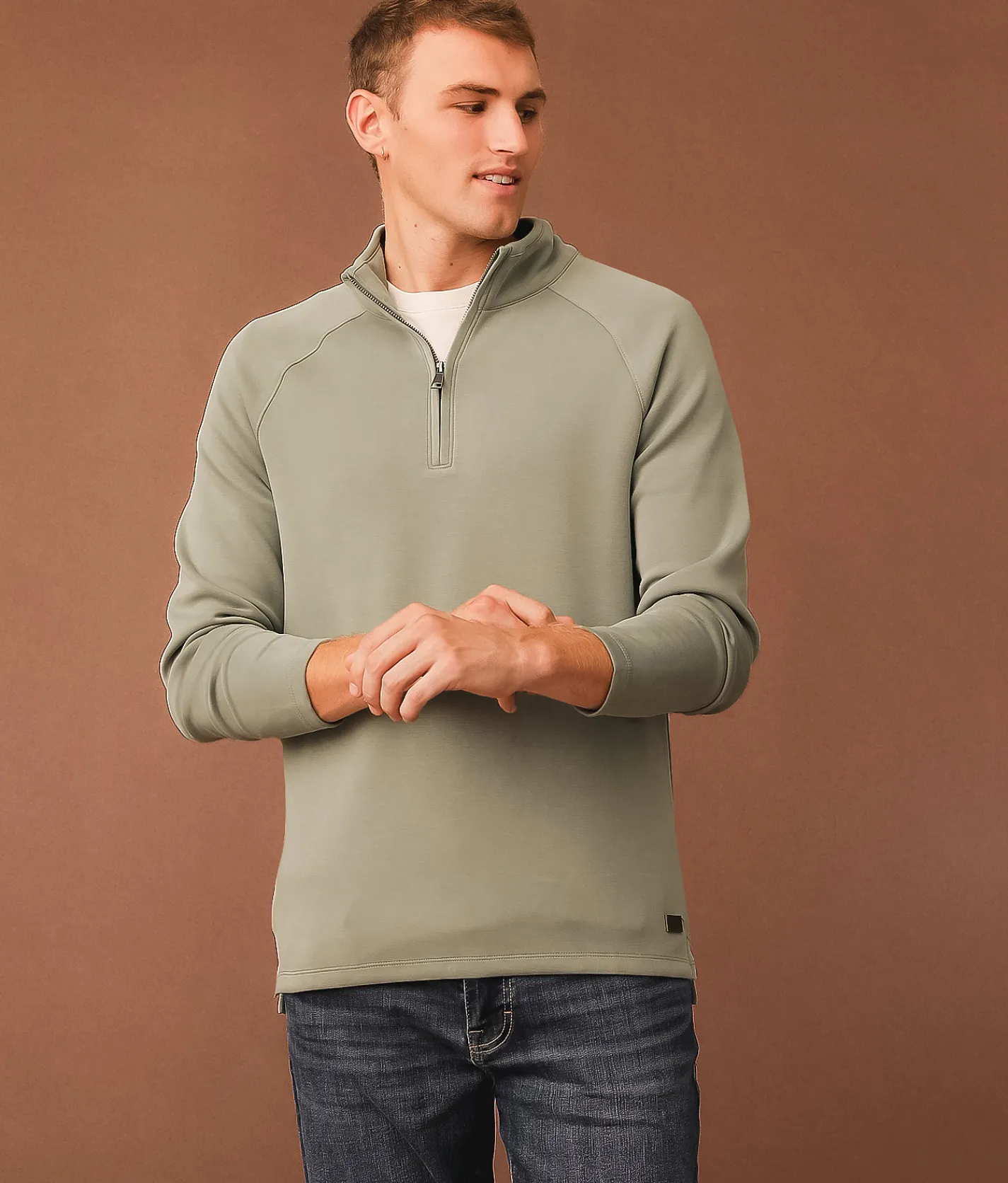 Outpost Makers Quarter Zip Performance Pullover Outlet